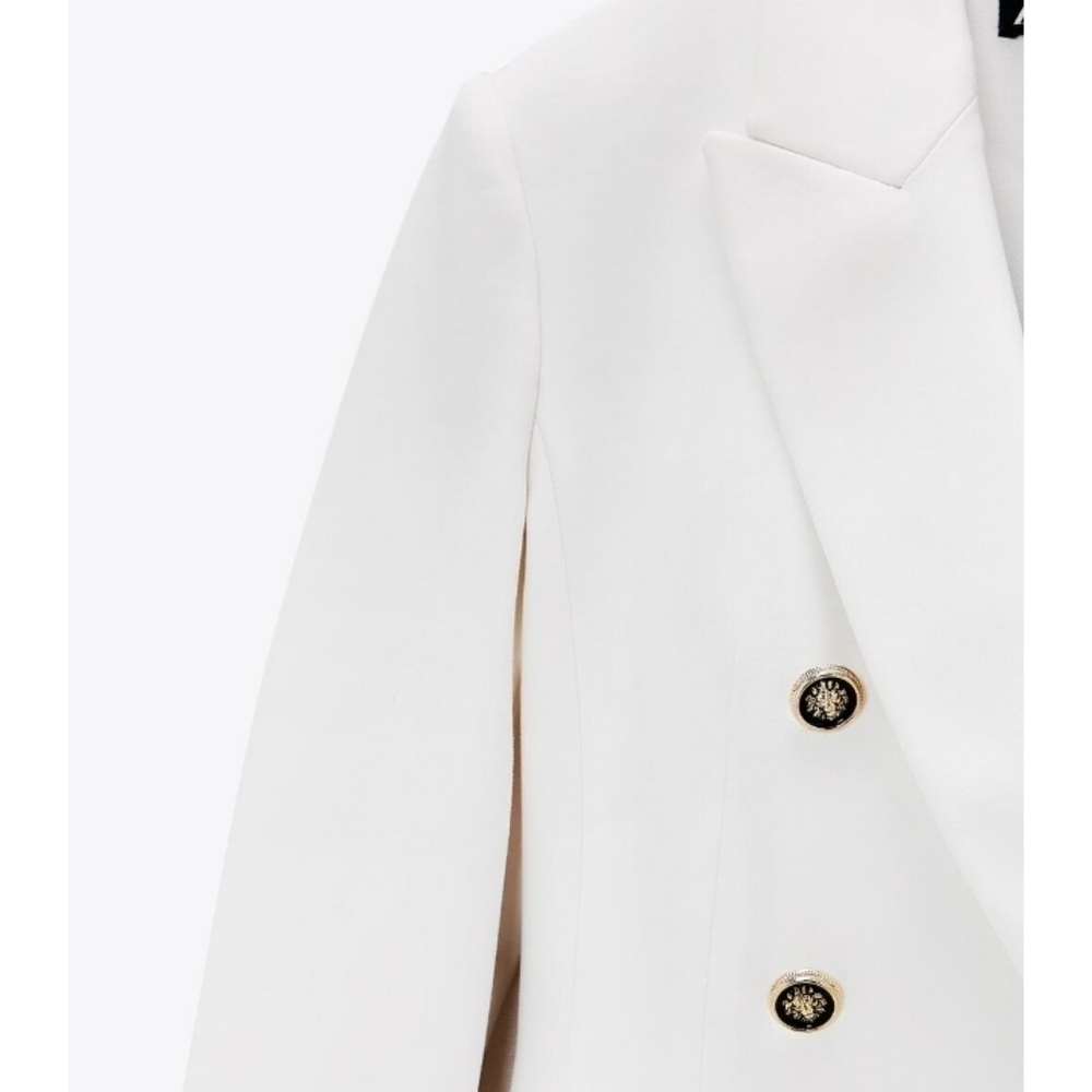 ZARA double-breasted blazer - Picture 6 of 9